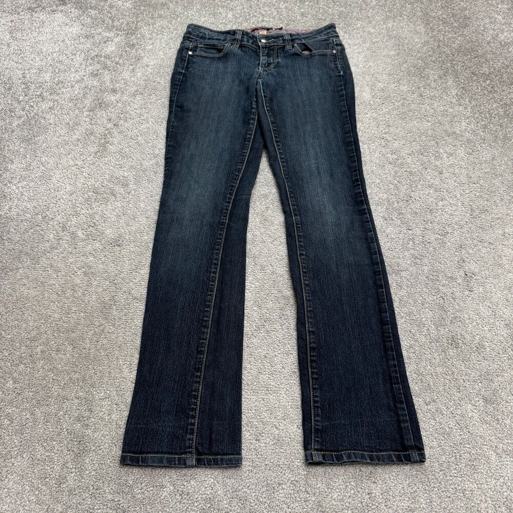 Paige Skyline Premium Hollywood Boot Low Rise Denim Jeans Womens 28 Dark Wash
